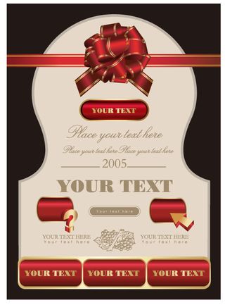 欧式红色丝带球