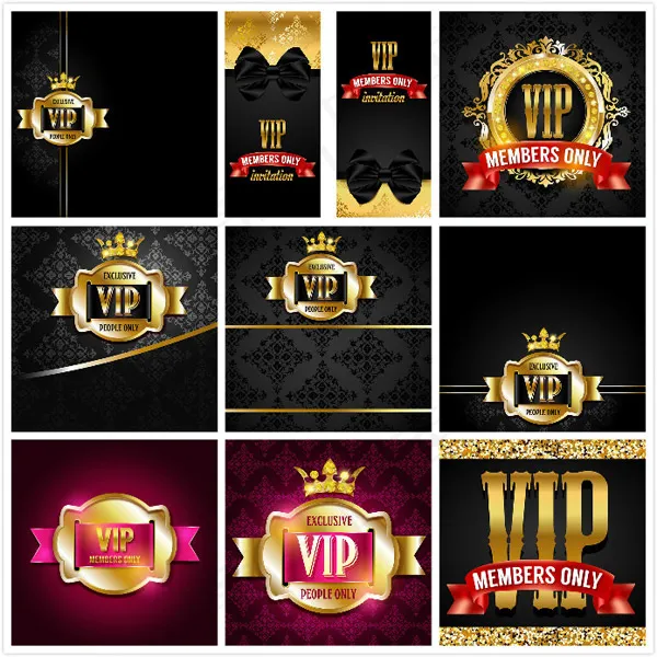欧式VIP邀请函ai矢量模版下载