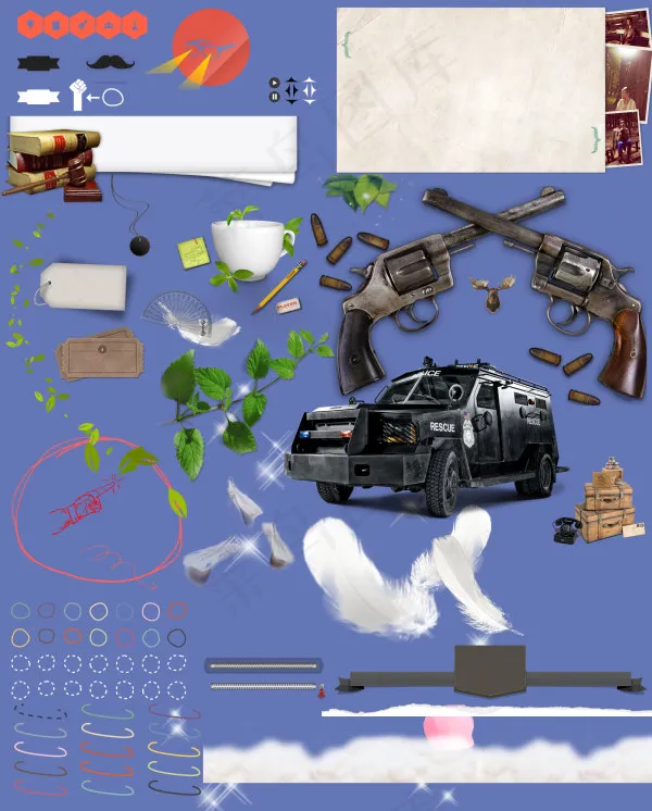 生活元素PSDpsd模版下载