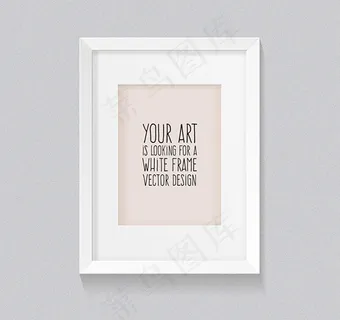 白色相框画框