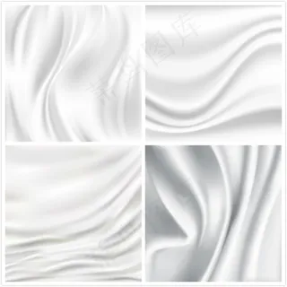 白色丝绸背景