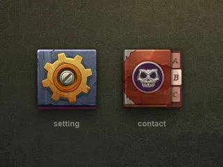 游戏图标设计,免抠元素