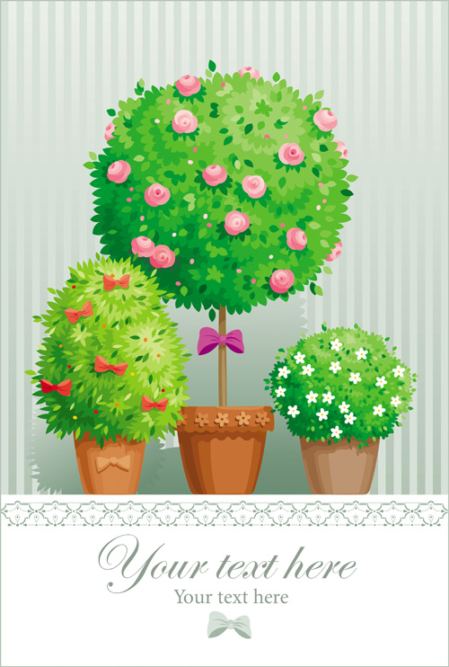 绿色植物盆栽,免抠元素eps,ai矢量模版下载