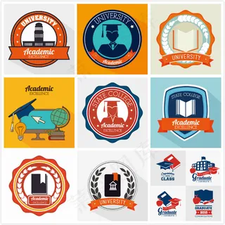 大学logo矢量
