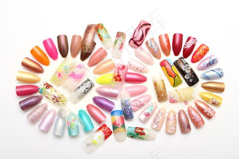 色彩斑斓指甲 色彩斑斓指甲