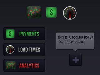 网页荧光按钮PSD