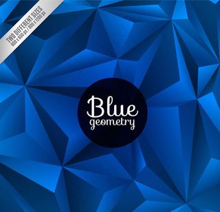 深蓝色几何形背景