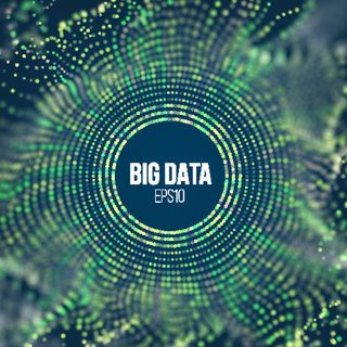 虚化圆形粒子背景