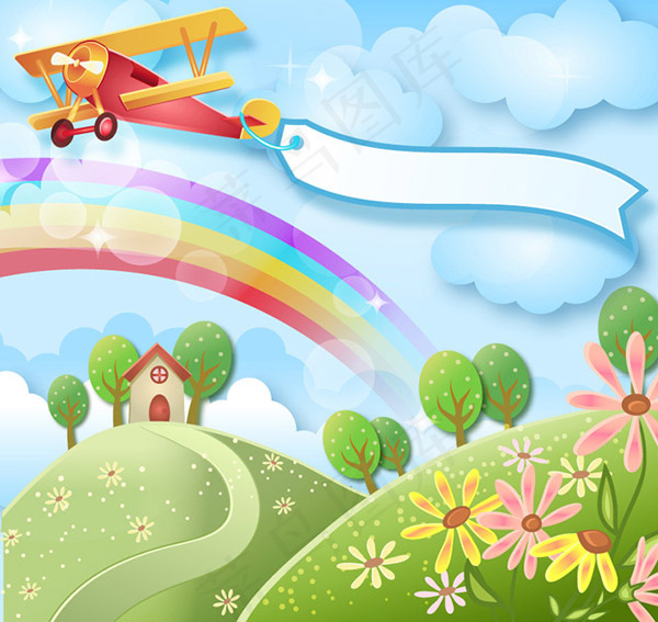 夏季风景剪贴画