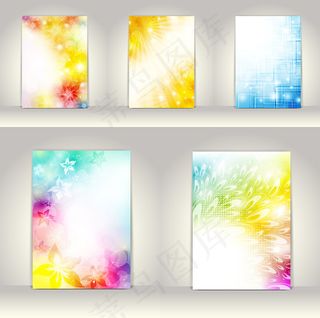 幻彩花纹画册封面