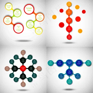 圆形关系图标,免抠元素