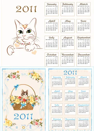 2011年日历模板3