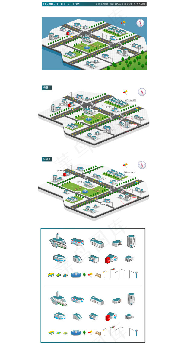 矢量地形图1ai矢量模版下载