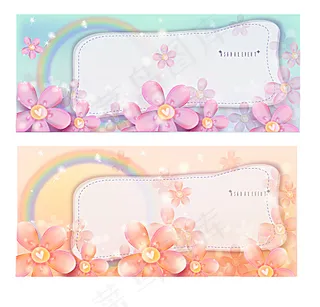 漂亮背景花纹,背景元素