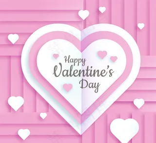 纸质情人节爱心