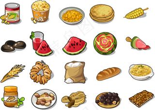 食品图标矢量,免抠元素