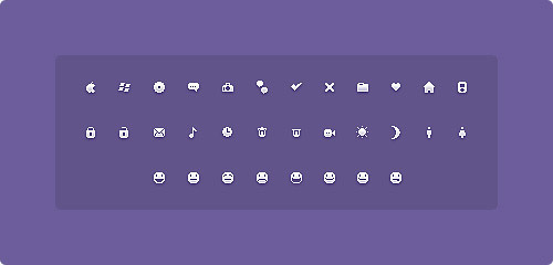 迷你小图标,免抠元素