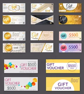 时尚优惠劵卡片