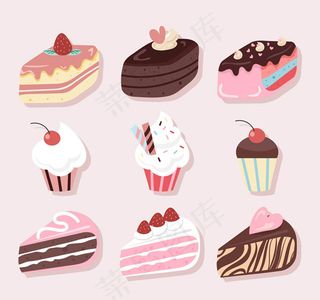 美味甜点贴纸
