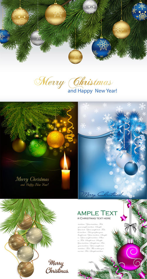 圣诞节松枝灯饰