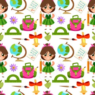 学习用品无缝背景