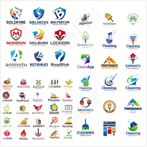 时尚LOGO设计eps,ai矢量模版下载