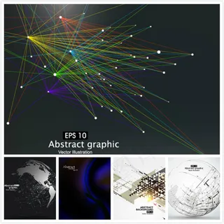 点与线组成的球形