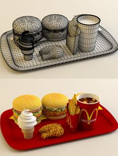 Mcdonalds3d素材