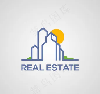 房地产标志矢量