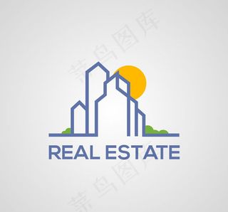 房地产标志矢量