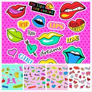 卡通标签贴纸,免抠元素