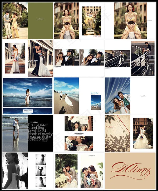 幸福纪婚纱照(787X787(DPI:200))psd模版下载