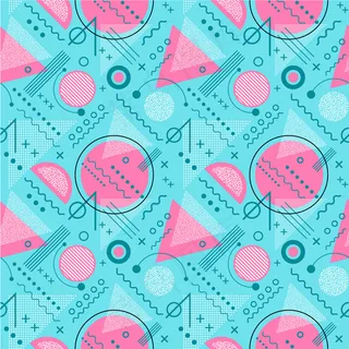 三角形圆形背景