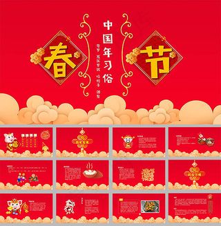 春节习俗PPT