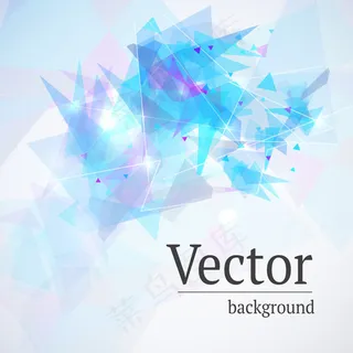 渐变闪耀几何背景 渐变闪耀几何背景