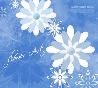 拼贴花朵背景,背景元素