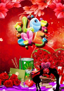 情人节婚庆海报