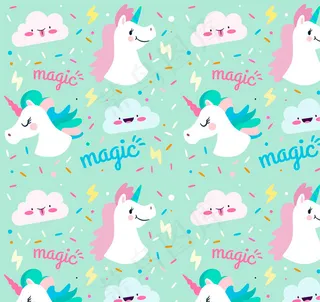 独角兽头像背景