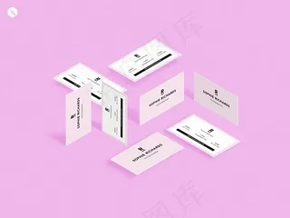 透视名片样机