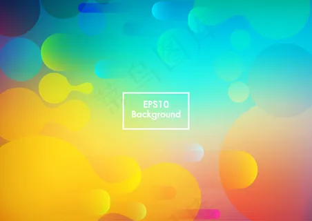 多彩的几何背景