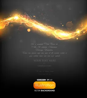 燃烧的火焰波浪