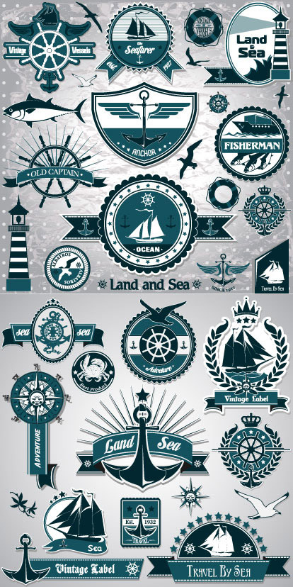 航海图标,免抠元素