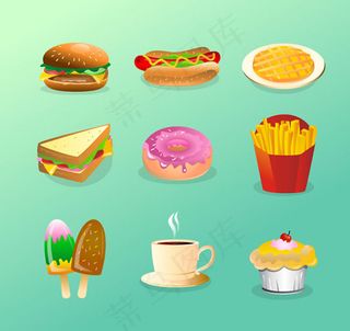 美味食物和咖啡