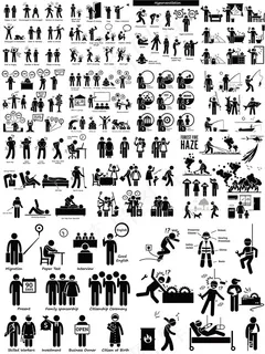 生活人物剪影 生活人物剪影