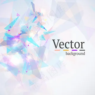 炫彩几何背景