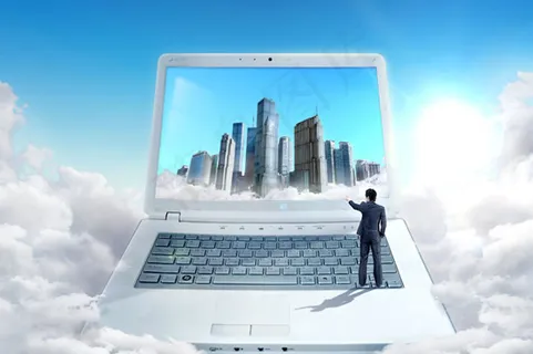 笔记本商务科技,背景元素