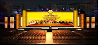 房交会舞台背景