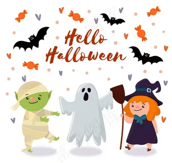 卡通万圣节角色