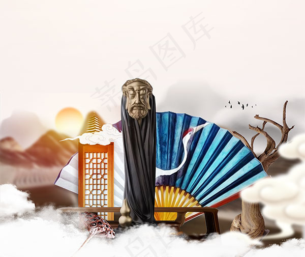 中国风禅意元素