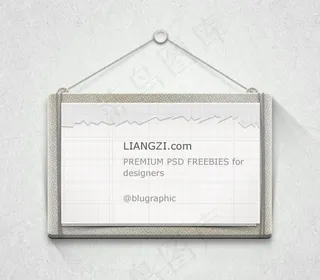 精致方格纸黑板